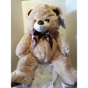 Season of Love Plush Light Brown Bear - 15"